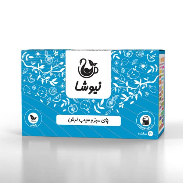 چای سبز و سیب ترش نیوشا